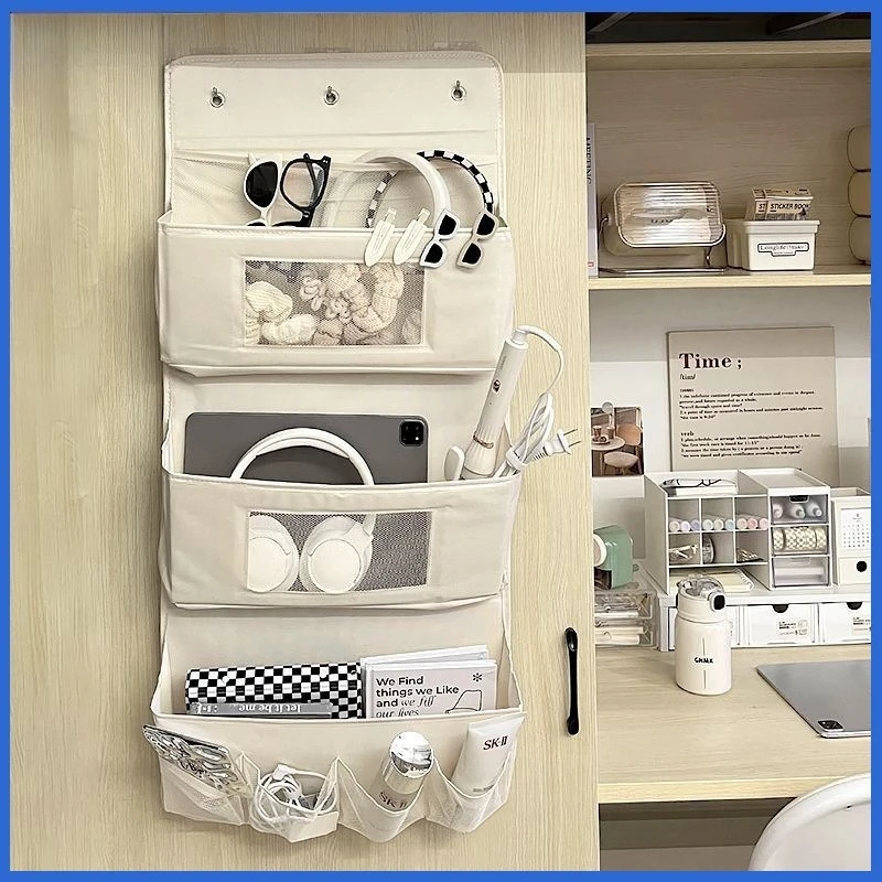 

Настенная тканевая сумка для хранения, простой дизайн, многослойный органайзер для двери