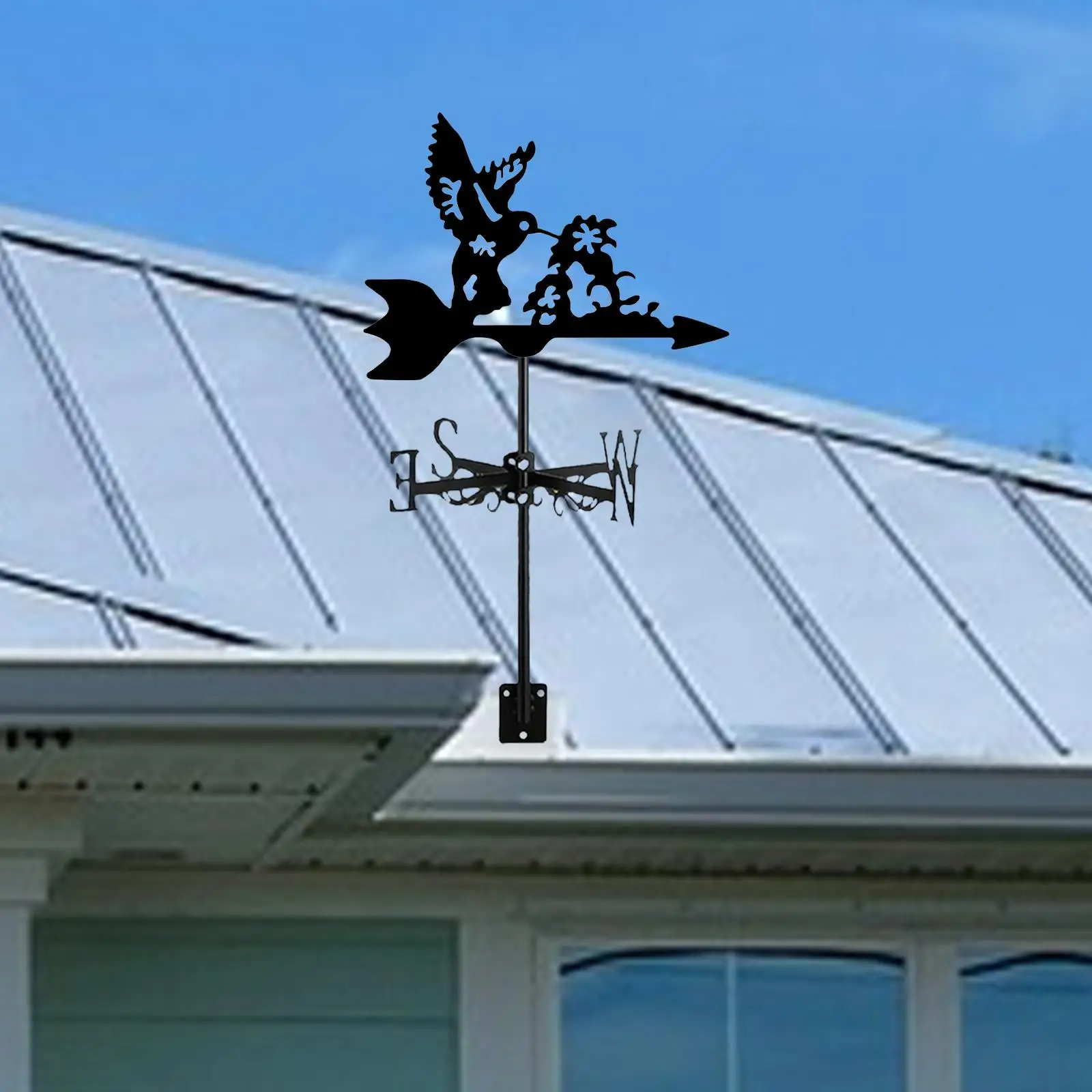 

Bird Metal Weathervane Vintage Decorative Animal Retro Wind Vane Weather Vane for Courtyard Garden Decor Outdoor Yard Farm