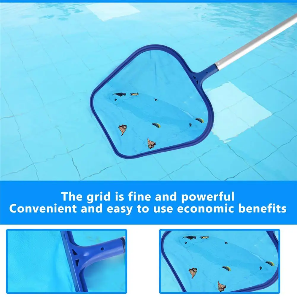 Swimming Pool Leaf Rake Deep Bag Cleaning Nets Spa Rubbish Skimmer Pool Net Pool Cleaning Net Piscina Accessories