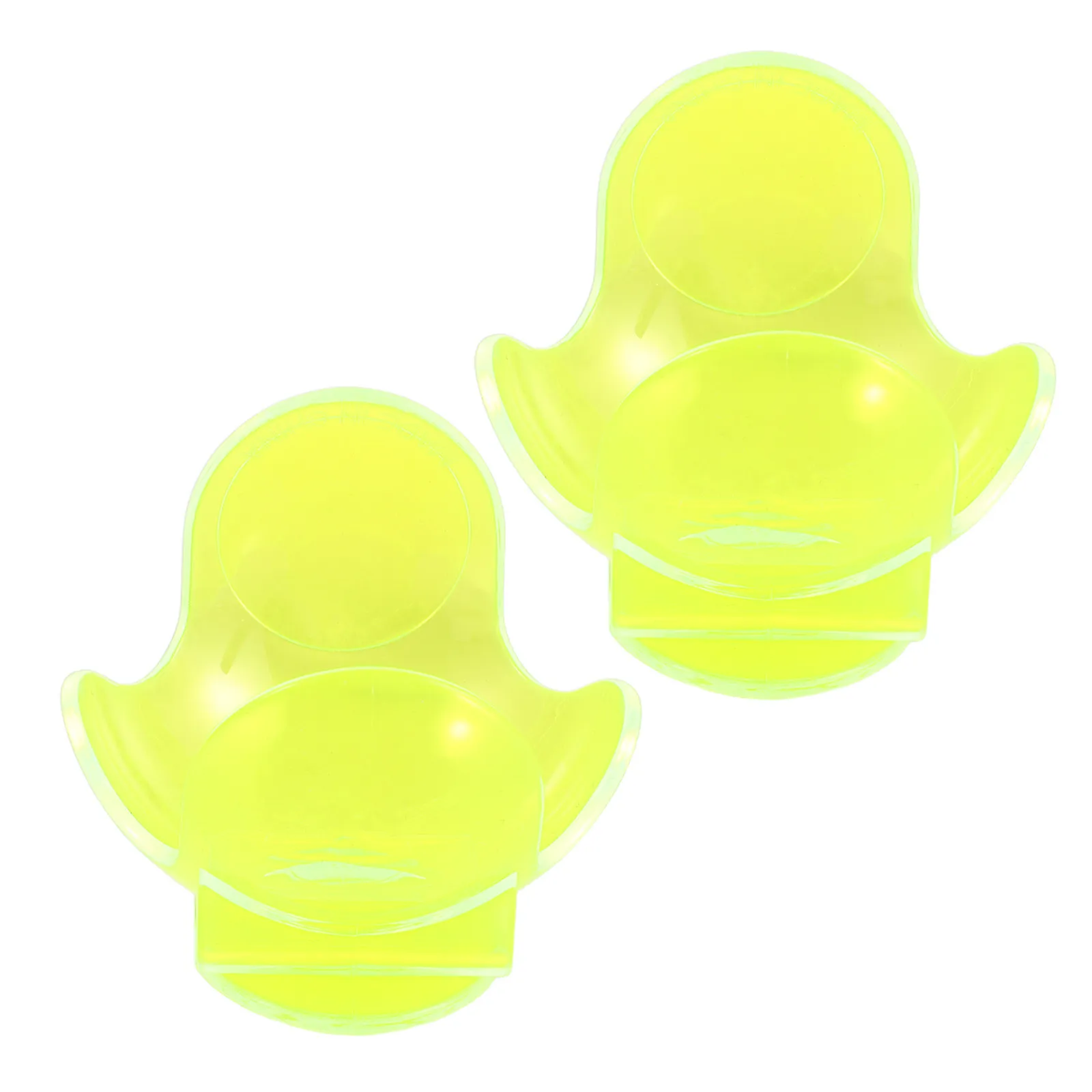 

2Pcs Tennis Ball Waist Clips Fluorescent Yellow Lightweight Weather Resistant Holder for Training Practice Ball Storage