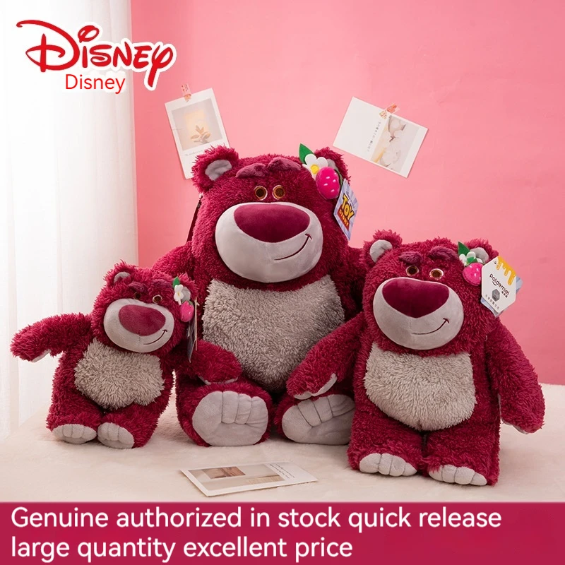 Authentic Disney Doll Strawberry Bear Doll Cute and Cute Plush Toy with Fragrant Bag Birthday Gift Wholesale Adorable Plush Doll