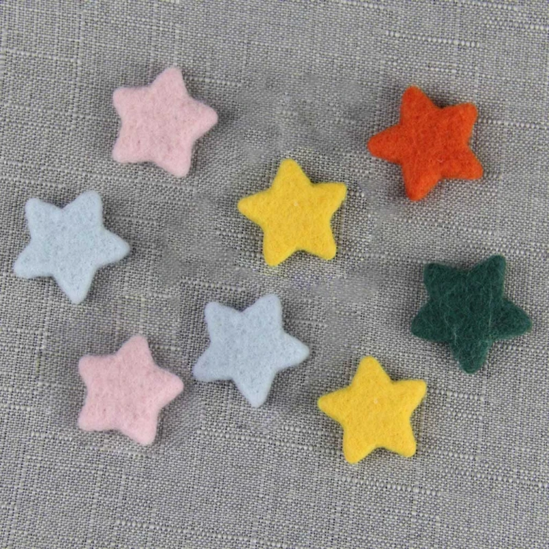 mini lã feltro estrelas contas bolas bebê crianças foto decorações adereços