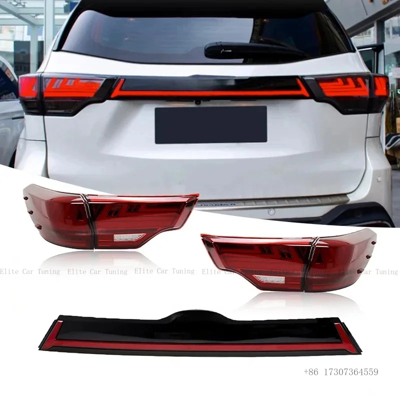 

Led Taillights For Highlander 2016-2020 With Dynamic Start-Up Animation Car Led Back Tail Lamp Assembly