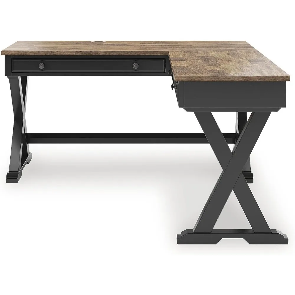 طاولة قهوة مخددة حديثة فاخرة من OKD، طاولة قهوة بيضاوية 48 مع درج، سطح من الرخام الصناعي، تصميم منحني، ديكو معدني ذهبي #6