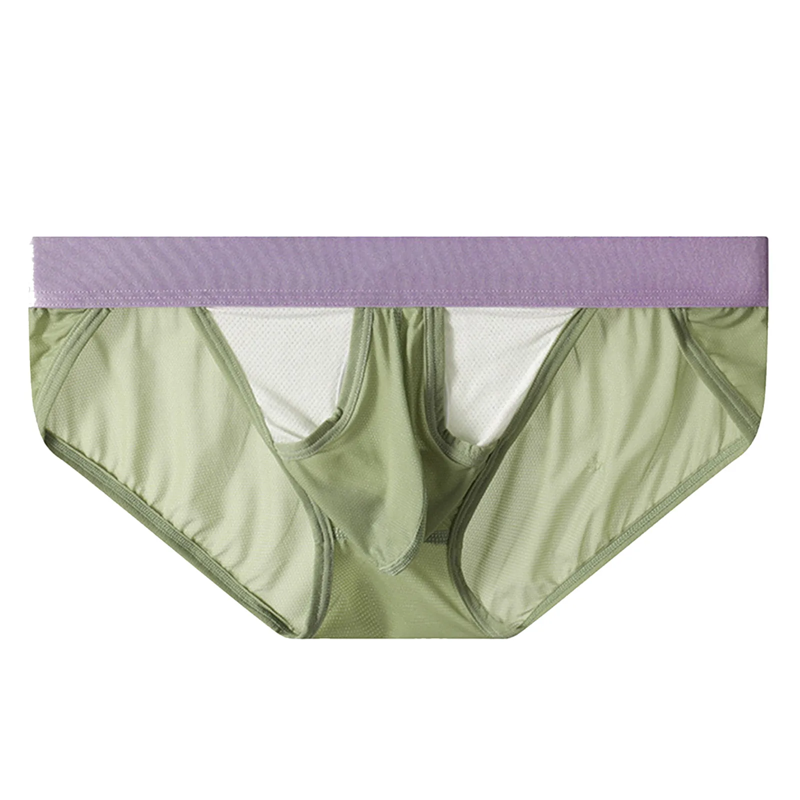 

Скрытое нижнее белье, мужское летнее нижнее белье из ледяного шелка, легкие дышащие трусы с отдельным боковым отверстием, органайзер для нижнего белья для мужчин