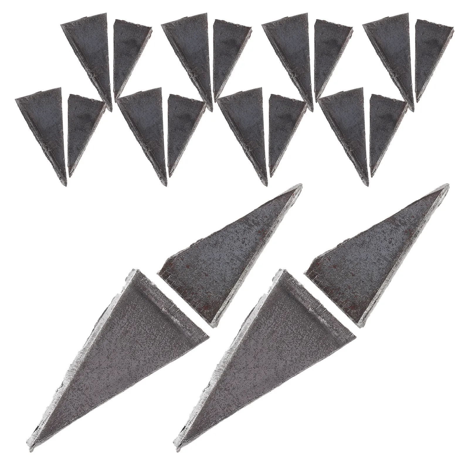 40Pcs Hammer Wedges Triangular Reinforcement Fastener Wood Handle Lock Taper Stable Head Lock Hammer Head Secure Fixing Plug