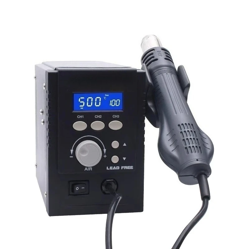 High-power cyclone dismantling and welding table Intelligent heat gun Mobile phone maintenance air welding table