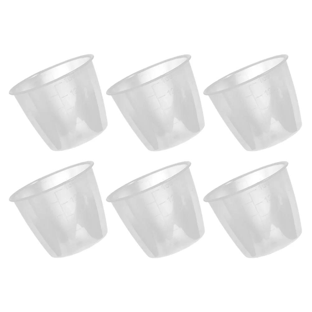 

6 Pcs Rice Cooker Measuring Cup Plastic Transparent Electric Liquid Pp Tool Cups for Liquids
