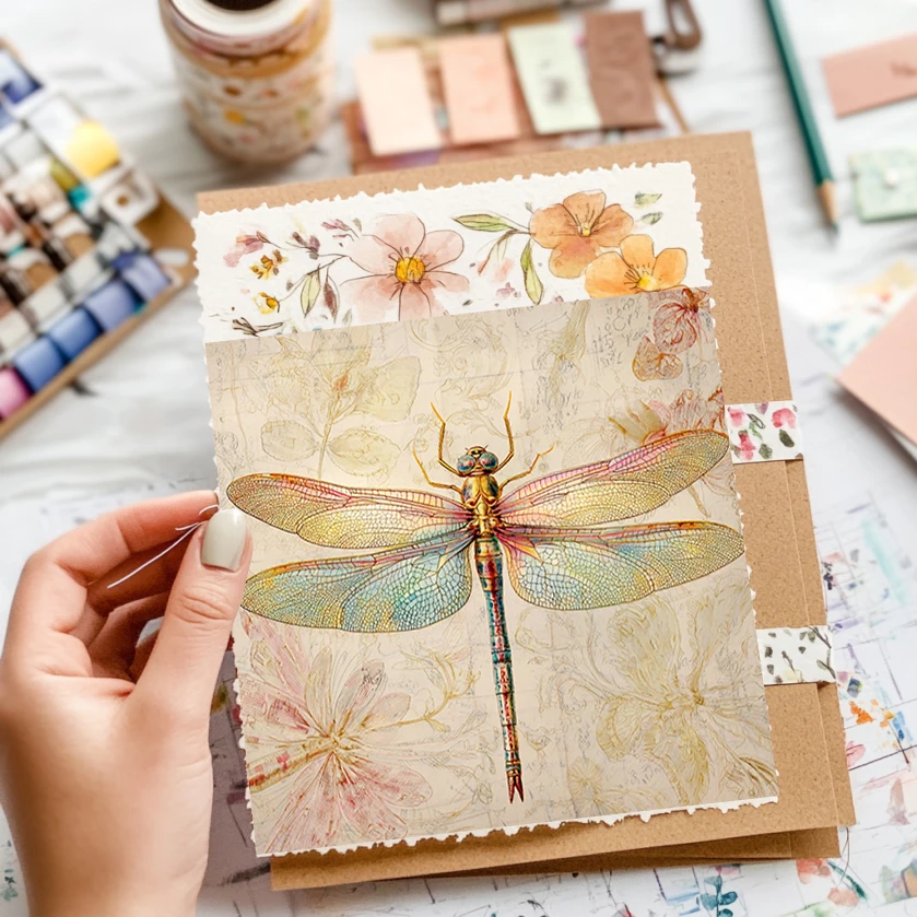 6"x6" plakboekset (36 vellen): Handgetekende vintage naaipatroonontwerpen – perfect voor scrapbooking, origami en knutseltijdschriften