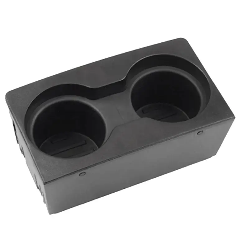 

1 PCS BC3Z-7813562-AA Front Center Console Cup Holder Insert Double Hole Cup Holder Black For Ford F250 F350 2011-2016