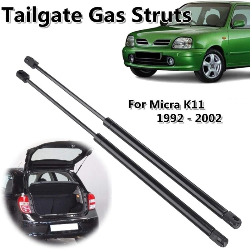 2pcs Rear Tailgates Trunk Lift Supports Struts for Micra K11 92-02 Replace 904504F110 Tailgates Boot Spring