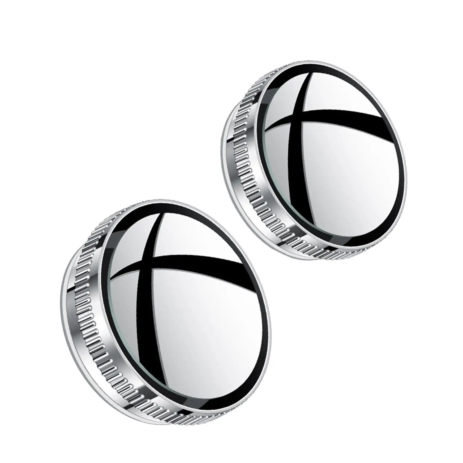 Universal 360 Degree Rotating Blind Spot Mirror Clear Rear View Auxiliary Convex for Vehicle Parking