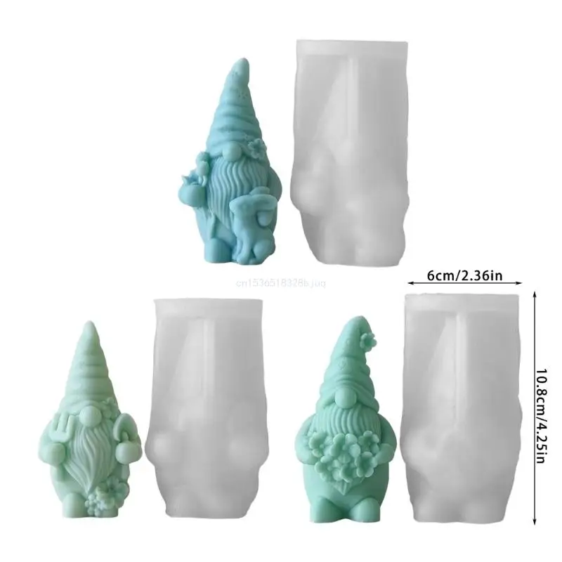 Stampi per candele profumate a forma 3D per Dropship progetti argilla cera in resina