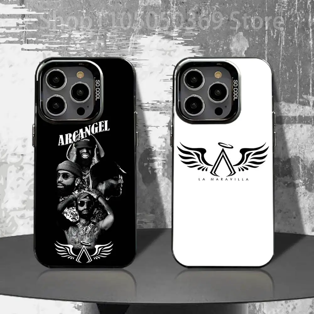 

A-Arcangel Austin Santos Phone Case For iPhone 16,15,14,13,12,11,Pro,XS,Max,Plus,Mini,SE4,E Black Matte Shockproof Cover
