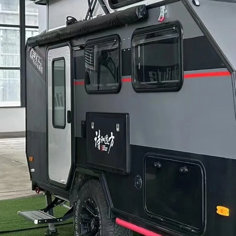 Porta a goccia di forma speciale per camper di alta qualità con sistema di chiusura avanzato Accessori per camper Porta a goccia per camper