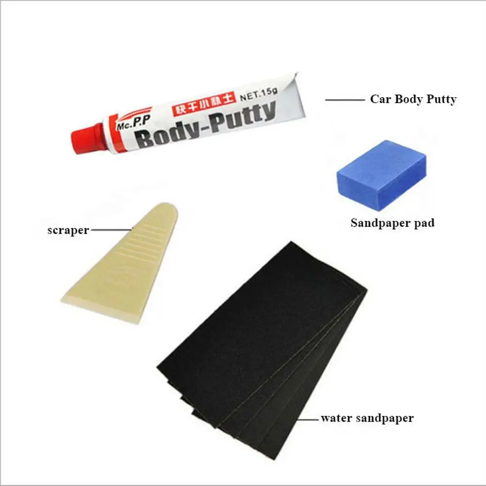 Mastic pour carrosserie de voiture, produit automobile, remplissage de rayures, stylo de peinture, assistant, lisse, outil de réparation d\'entretien