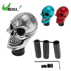 UXCELL 9cm Skull Shift Knob Universal Gear Shifter Knob Resin Stick Shifter Lever Knob for Automatic and Manual Vehicle