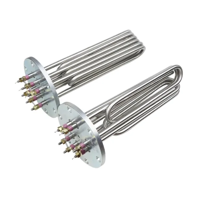Industrial 8Kw 10Kw 12Kw 18Kw 20Kw Explosion Proof Flange Immersion Tubular Heater for Oil Heater