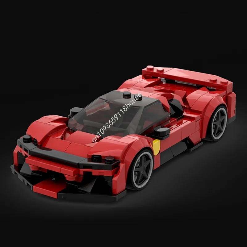 284 elementy MOC Ferrariesd City Champions Model Klocki Konstrukcyjne Architektura Kreatywny Pomysł na Prezent Świąteczny Zabawka Edukacyjna Klocki dla Dzieci