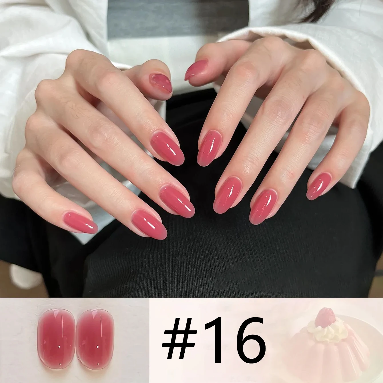 2026 Beliebter Icy Jelly Nagelgel-Lack, Makronen-Pastellfarbenes Transparentes Nagelgel, Cremige Textur, Aushärtbares UV-Gel für Nagelstudios – Detail 17