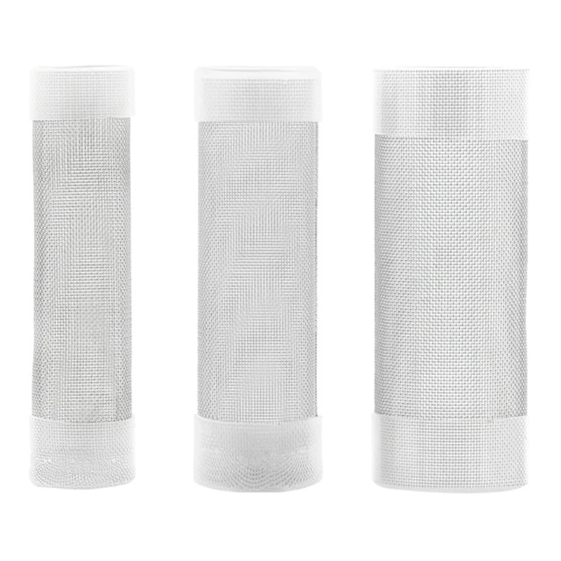 Filter Stainless Steel Water Inlet Protective Sleeve Anti-sucking Fish Filter Fish for Tank Fine Net Cylinder Guards P15F