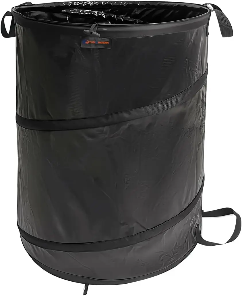

45 Gallon Collapsible Trash Can, Collapsible Garden Bag, Camping Trash Can - for Collecting Weeds or Party and Yar