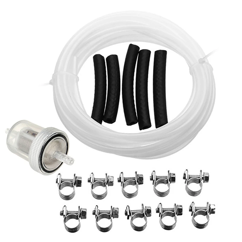 

5х автомобильный воздушный парковочный нагреватель, Сменная трубка для топливной трубы, шланг с зажимом, топливный фильтр, необработанный Масляный нагреватель для Webasto Eberspacher