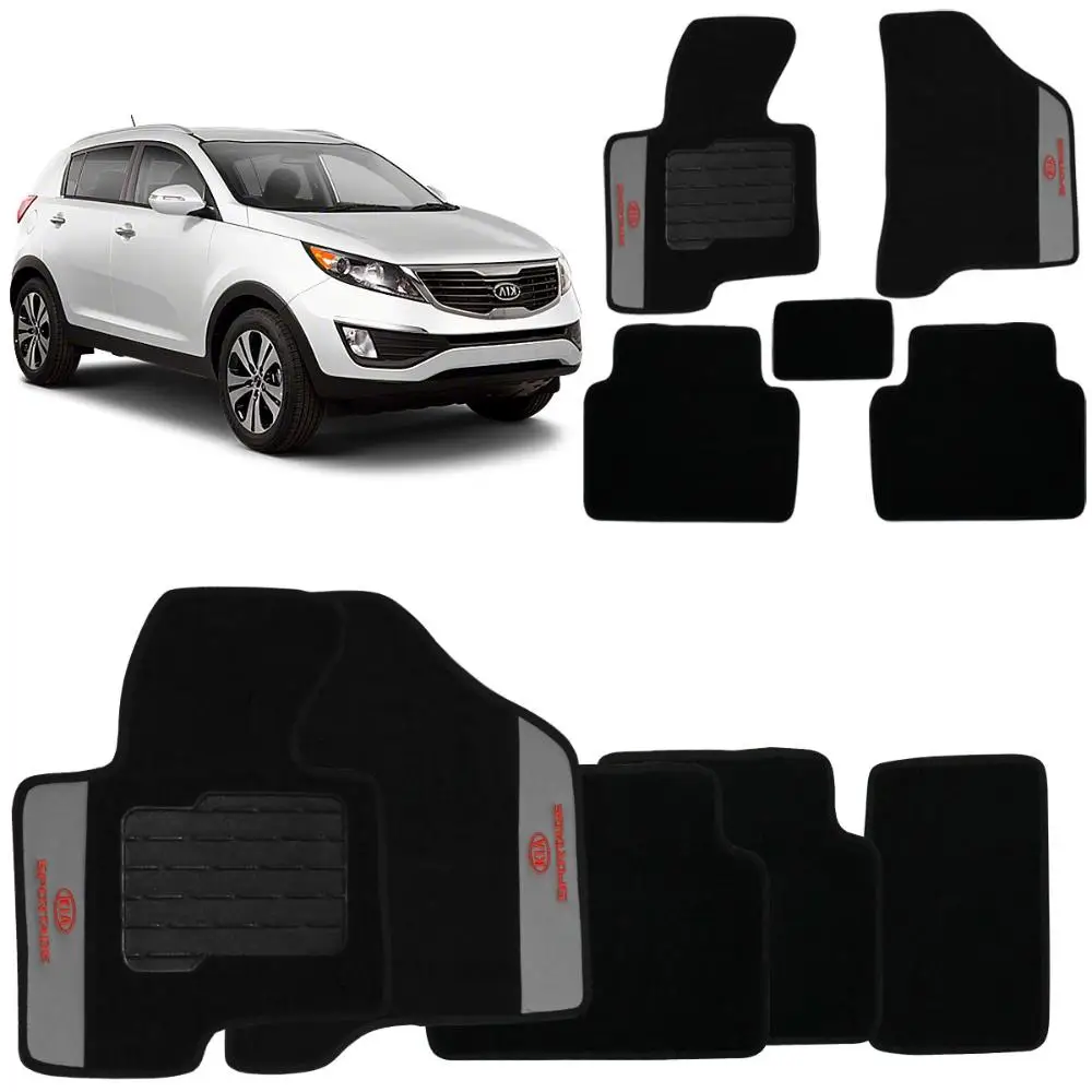 Carpet Carpet Kia Sportage 2012 2015 Pto Embroidery 5 Pieces