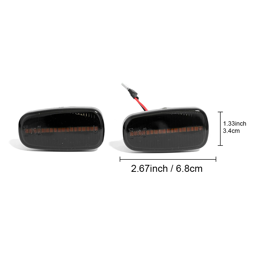

For Toyota Land Cruiser Prius Kluger Wish Altezza Crown Lexus IS200 IS300 LS430 LED Dynamic Side Marker Light Turn Signal Lamp