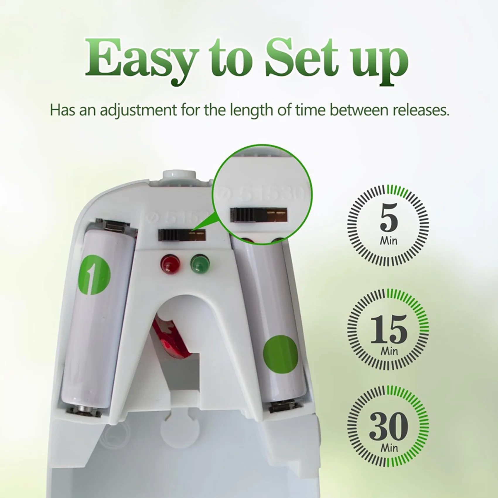 ABLU-Automatic Air Freshener Dispenser 8-Pack,Auto Air Freshener Sprays Dispenser Wall Mounted For Commercial & Home Use