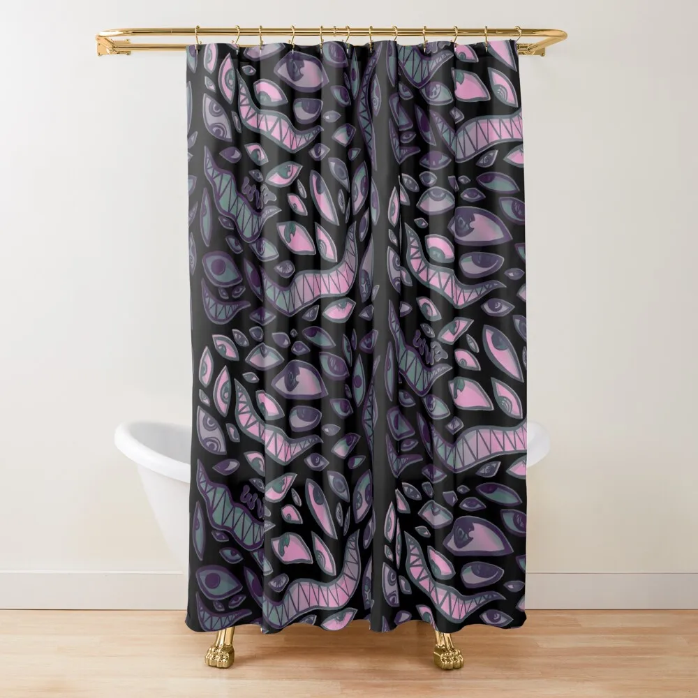 

Monster mash - Mirror Realm Shower Curtain Cute Shower Luxury Bathroom Shower Waterproof Curtain