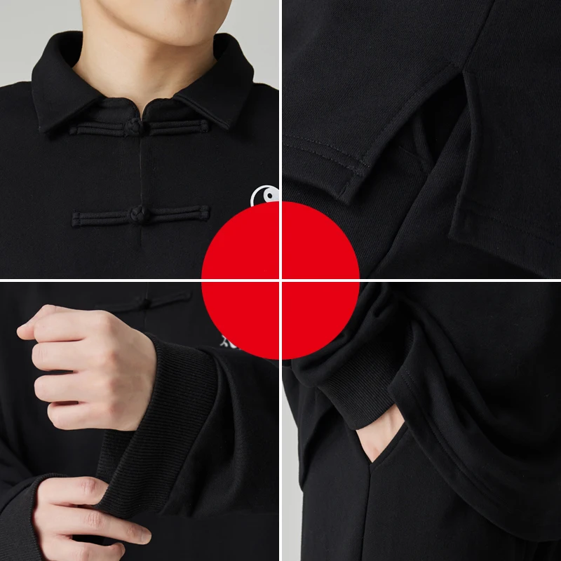 Winter Tai Chi Uniform Cotton Kung Fu Clothing Martial Arts Clothes Exercise Thick Warm for Men for Women Knit Sportswear