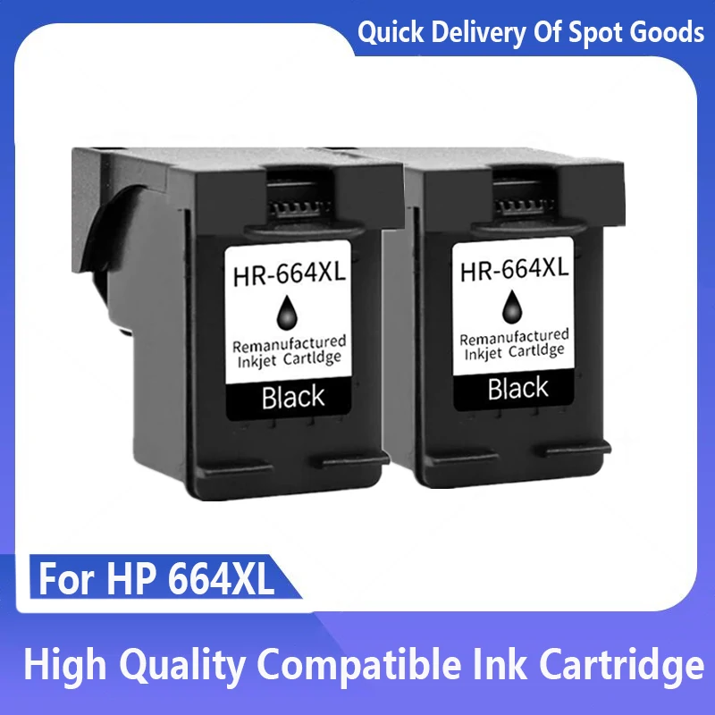 Ink Cartridge 664XL Replacement For HP664XL Cartridge 664 For HP DeskJet 1115 2135 3635 1118 2138 3636 3638 4536 Inkjet Printer