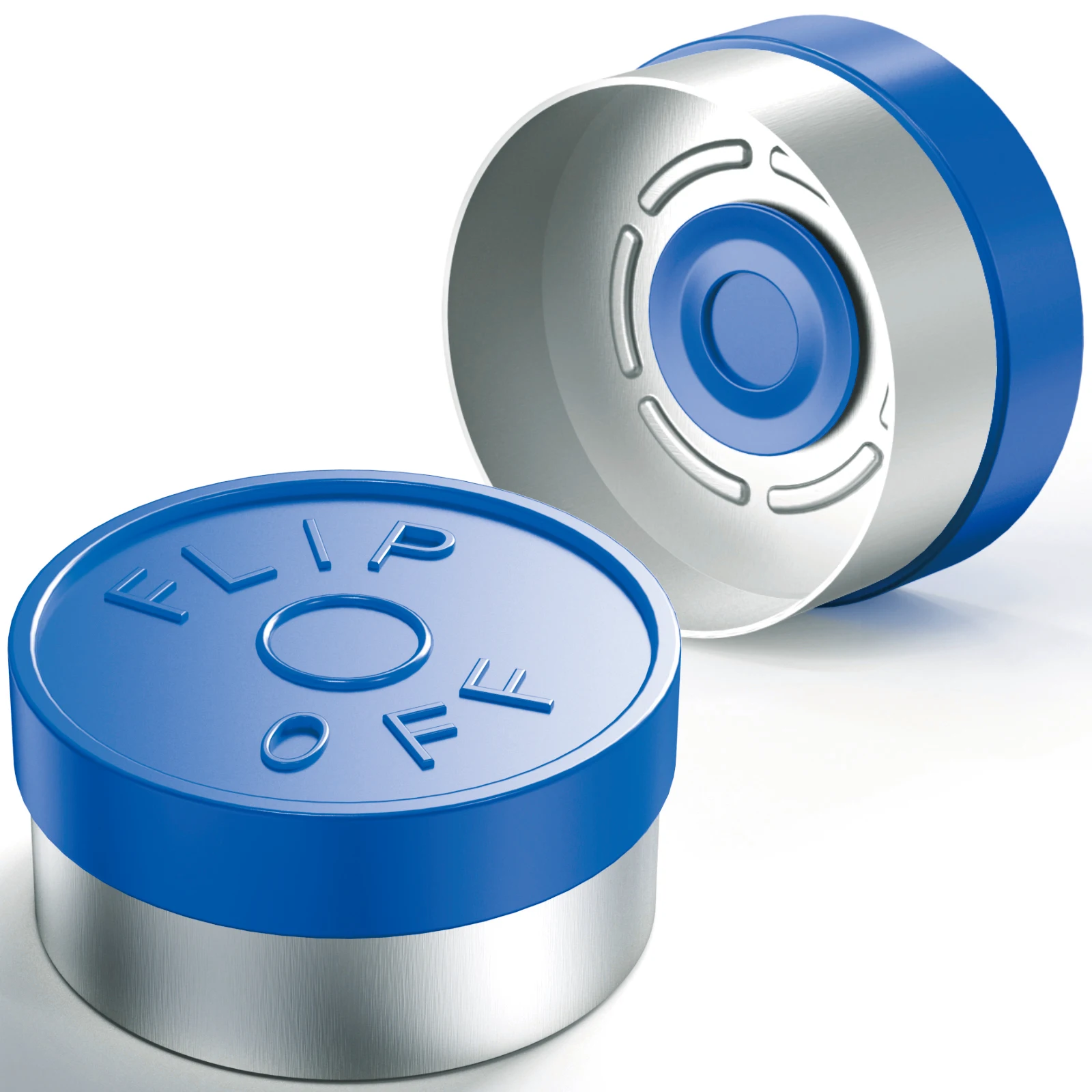 100PCS filp off cap medical vial cap aluminium cap medical bottle cap OD 13mm diameter full aluminium cap glass cap — zdjęcie produktu 6