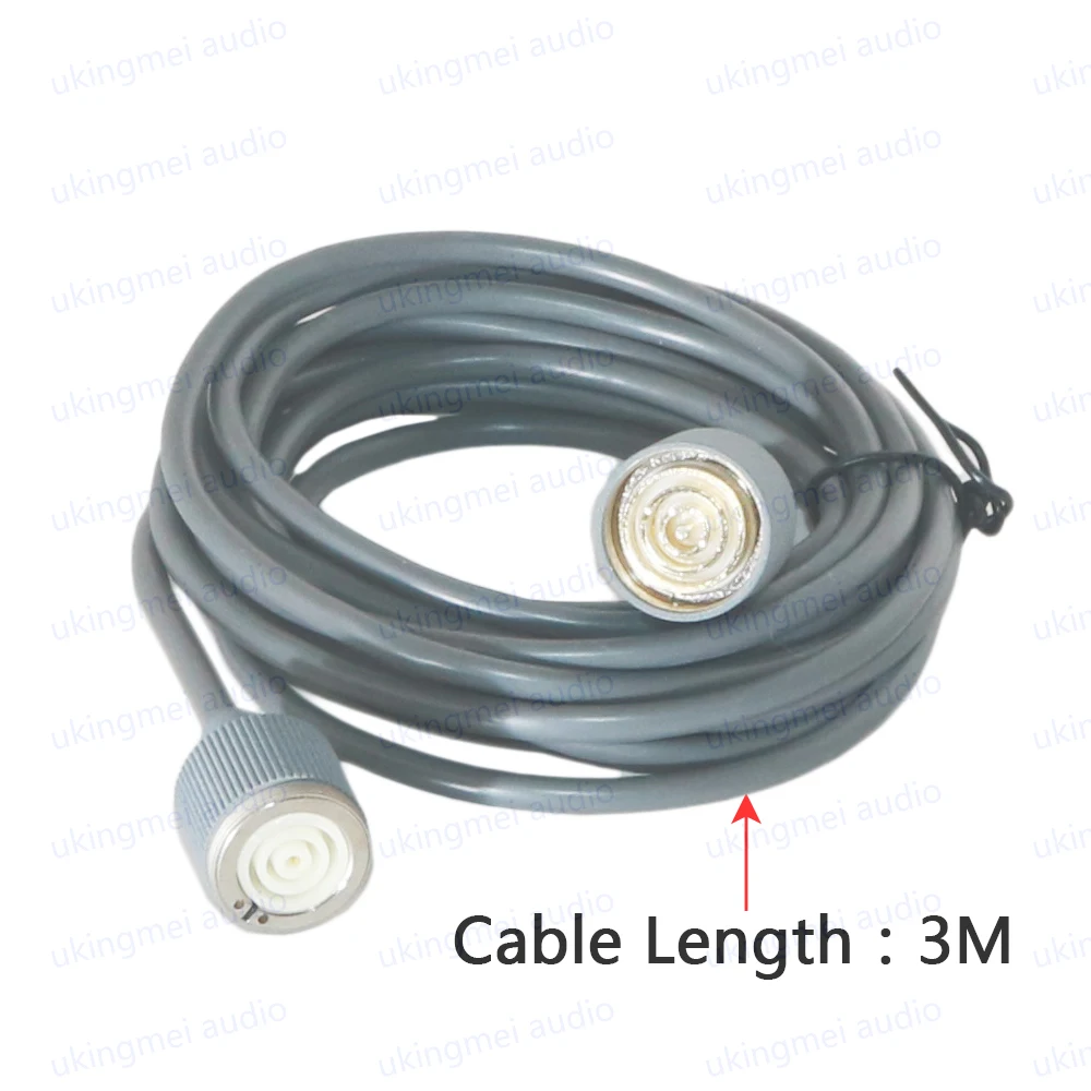 カプセルとマイクの間に挿入されたアクティブ延長ケーブル、ファンタム電源モジュール、頑丈、耐引裂性