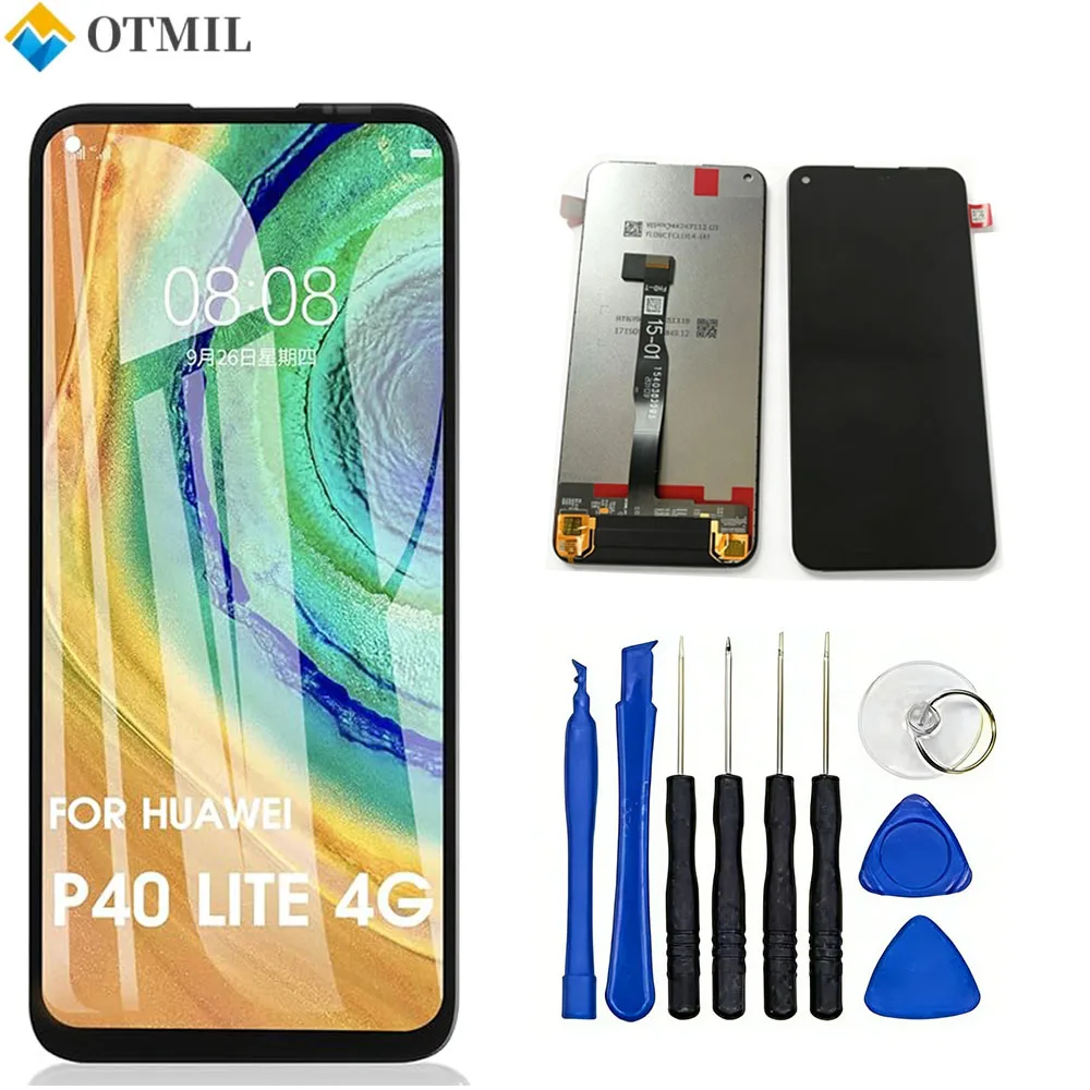 Repuesto de Pantalla para Huawei P40 Lite 4G, Pantalla LCD para Huawei P40 Lite 4G, Pantalla Táctil JNY-L21A con Digitalizador