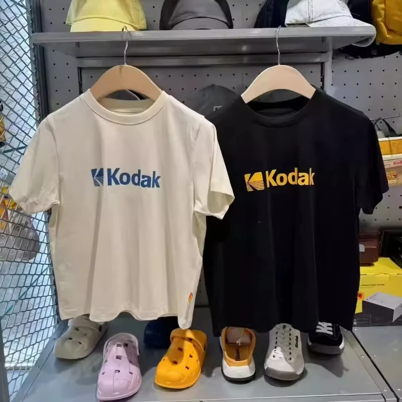 

2025 New Korea Luxury Classic Back Print T-Shirt Men Women High-End Brand Short Sleeve Streetwear Graphic Tee Trendy