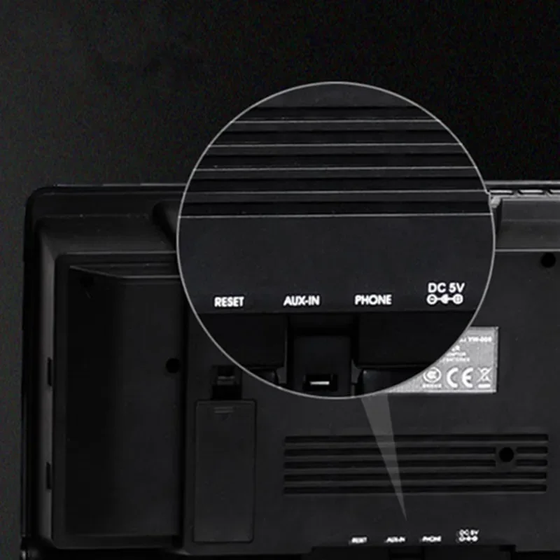 آلة الأقراص المضغوطة على الحائط ثانية سطح المكتب الصوت مشغل أقراص مضغوطة محرك أقراص فلاش USB mp3 جرد التجارة الخارجية المتكلم على شكل قرص U الموسيقى راديو FM