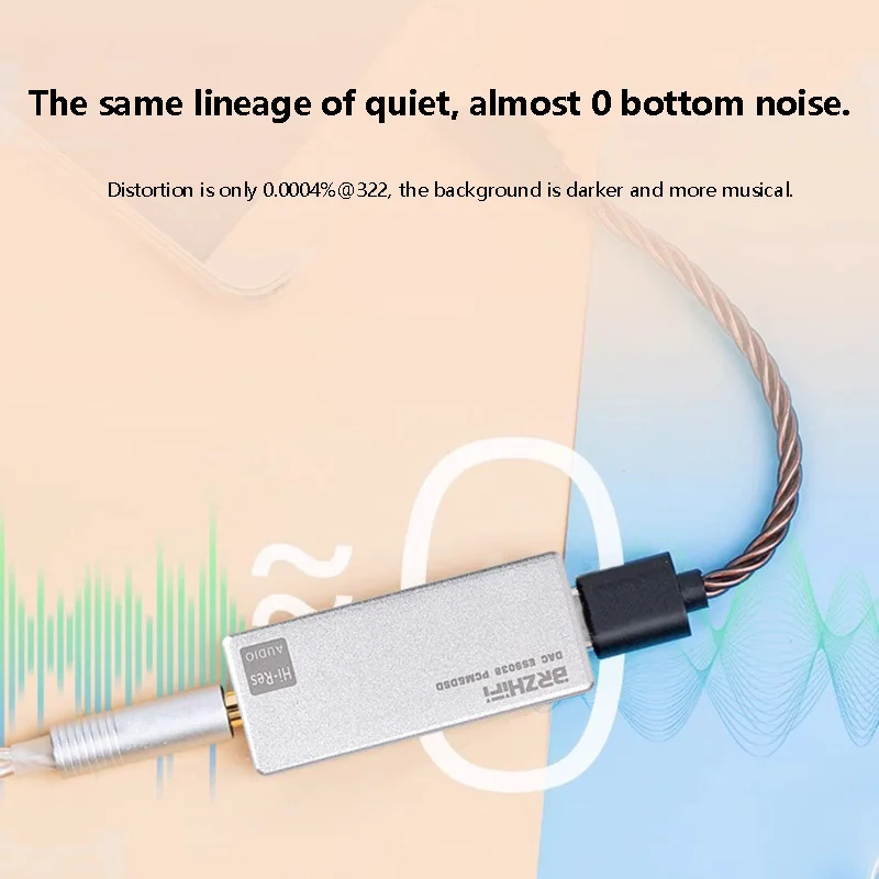 الرائد-مكبر صوت سماعة فك تشفير HiFi ، فك تشفير بدون ضياع ، دفع كبير ، دعم DAC ، DSD128 ، KHz ، 24Bit ، mW ، ES9038Q2M