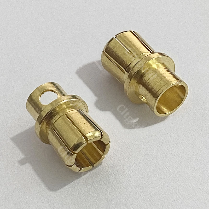 8mm vergoldeter Bullet-Stecker für hohe Ströme, elektrisch verstellbarer Hochstrom-Stecker und -Buchse für RC Lipo – Detail 4