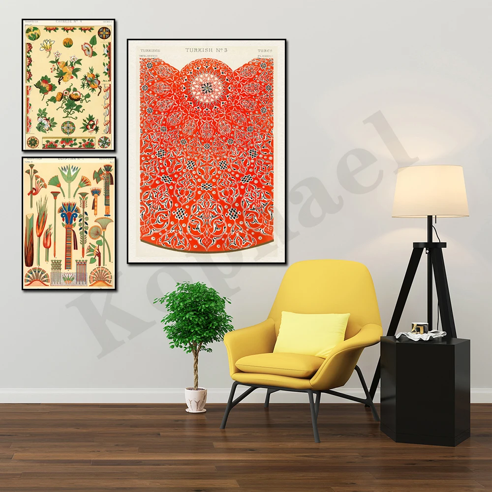 Owen Jones Design Renaissance Abstract Geometric Pattern Home Decor Wall Art Poster