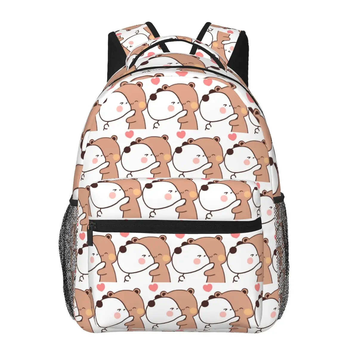Cartoon Bear And Panda Bubu Dudu Student Backpack School Bag Hiking Travel Daypack for Men Women Fashion Bookbag Shoulder Bags