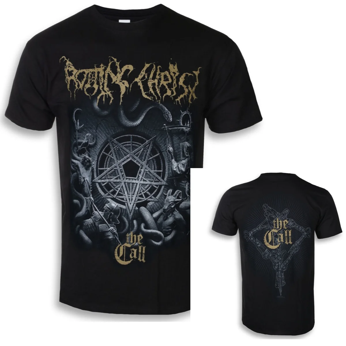 Summer Rotting Christ Graphic Cotton T-shirt Unisex Summer Short Sleeve Fashion Brand Tee Luxury Casual Vintage Tees