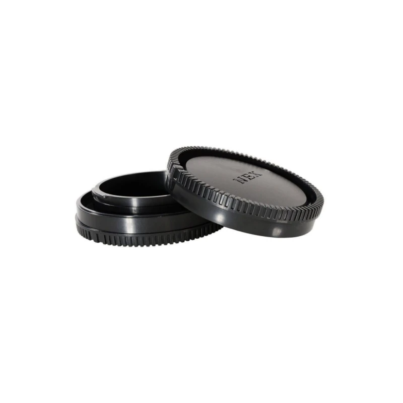 Rear Lens Cover+Body Cap Anti-dust Protection Plastic Black For sony NEX mount a5100 A6000 a6300 a6500NEXC3 5 5N 6 7 A7 A7II A7s