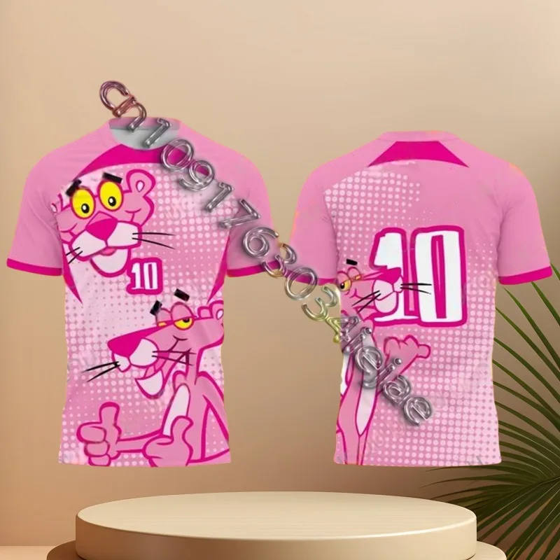 

Летний футбол розовой пантеры 2025, специальное памятное издание, дизайн для мужских и женских трикотажных изделий
