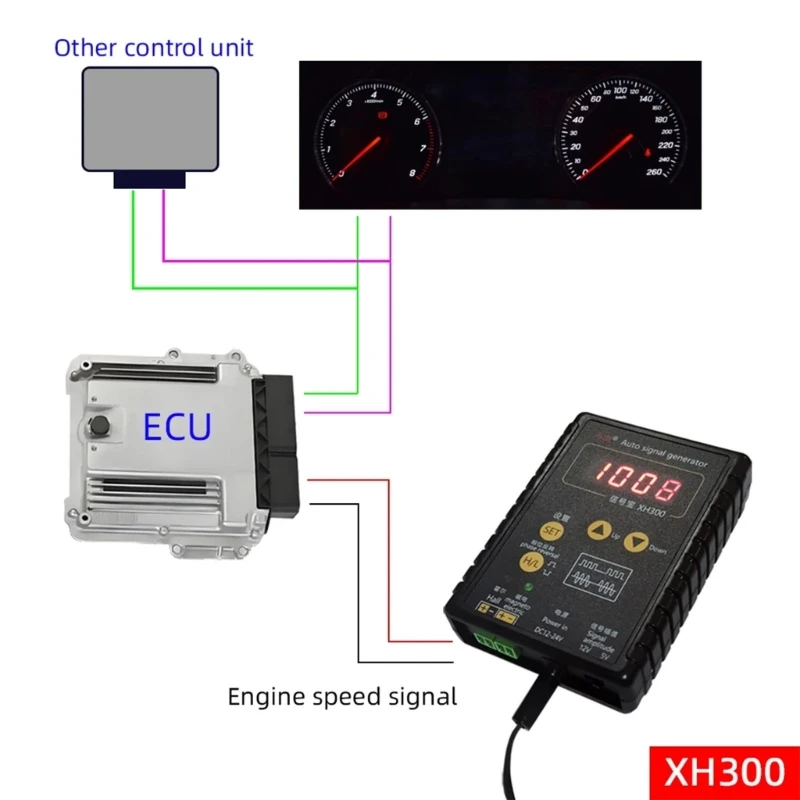مولد إشارة المركبات متعددة الوظائف سهلة الاستخدام لشاحنات السيارات الدراجات النارية X37F