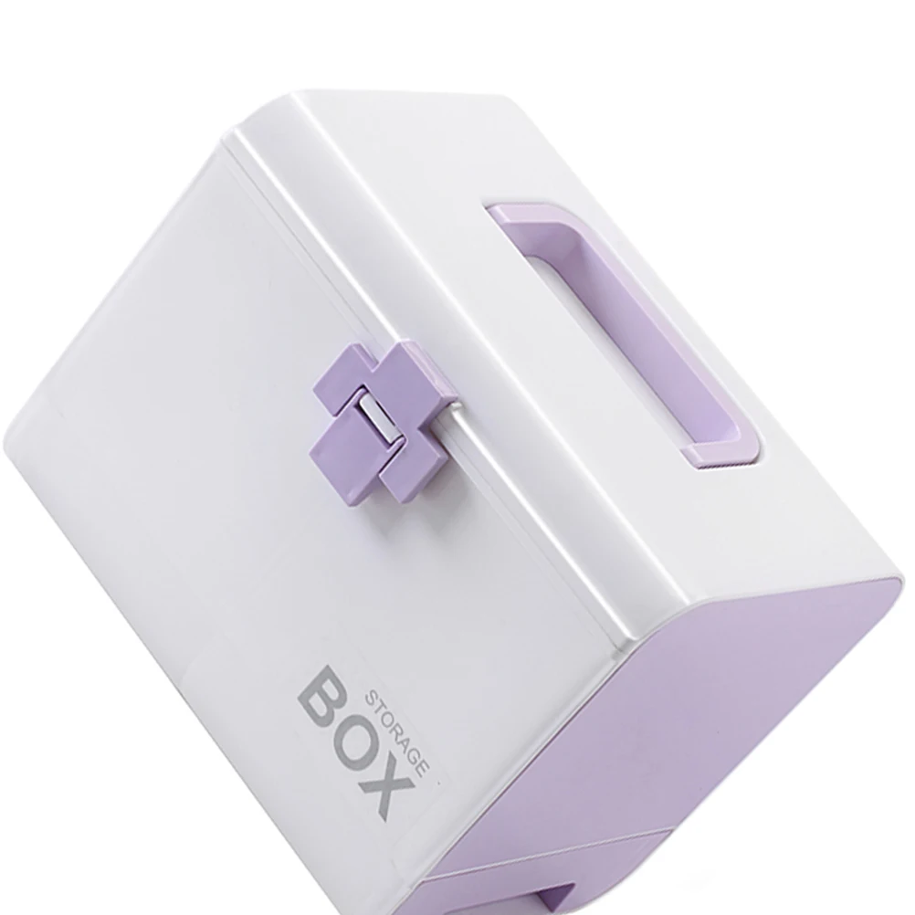 

Medicine Box Pill Organizer Medication Case Storage Container Travel Home Use Separate Compartments Premium Plastic Lightweight