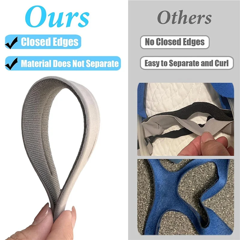 

BHTS-4 Pack Сменный ремешок для головного убора для N30i/P30i CPAP Назальная маска Запасная часть, регулируемый ремень