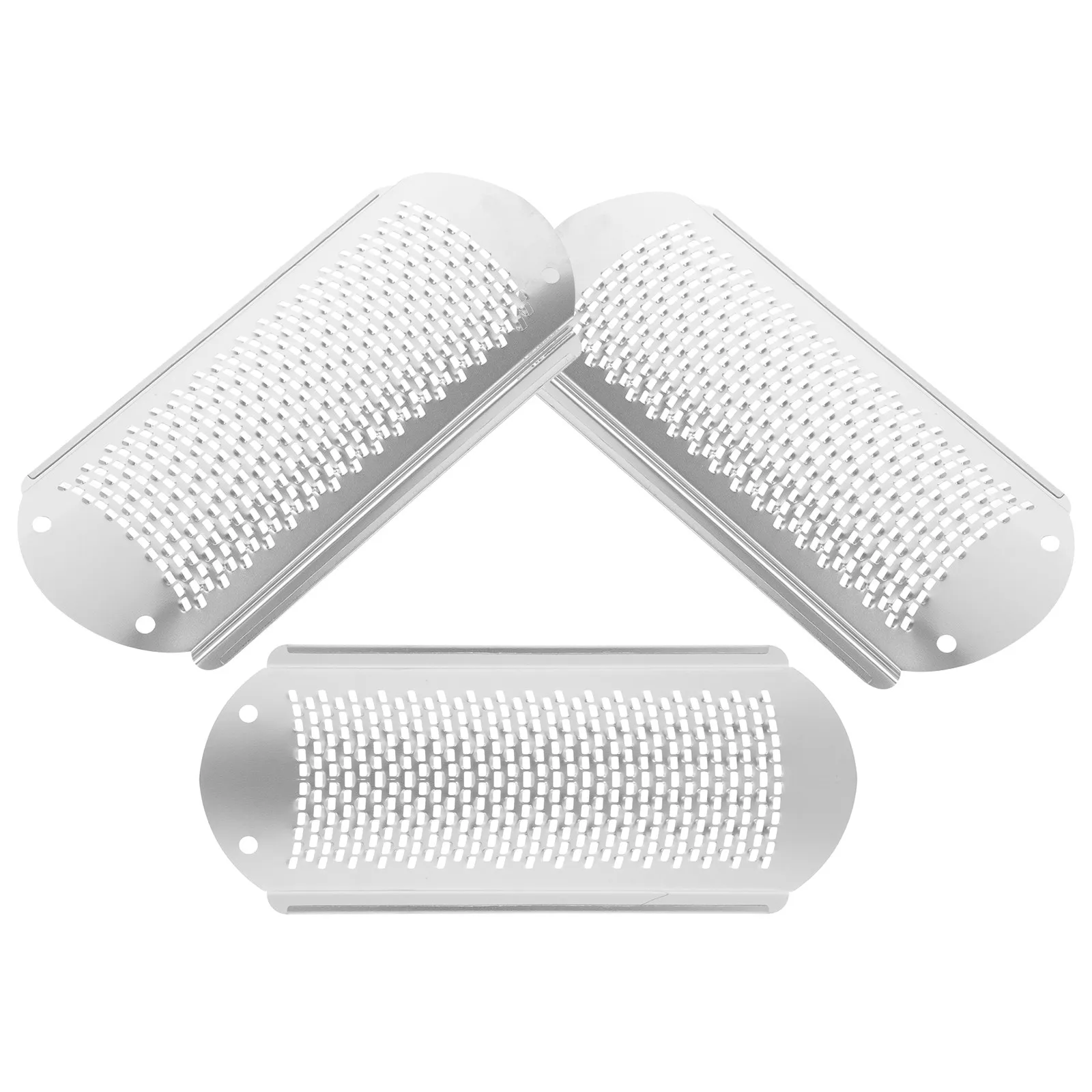3Pcs Foot File Stainless Steel Callus Remover Pedicure Tool for Hard Skin Feet Dead Skin Soft Smooth Care Spa Travel