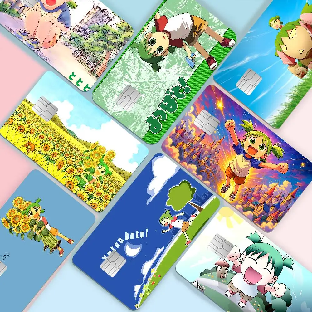 Anime Y-Yotsuba Sweet Classic Movie Anmie Sticker Film Skin Cover for Credit Card Debit Bank Card Front